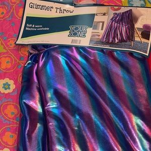 Soft colorful blanket